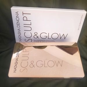 Natasha Denona Sculpt & Glow face highlighting & contour palette light/medium